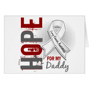 Esperanza de mi cáncer de pulmón del papá