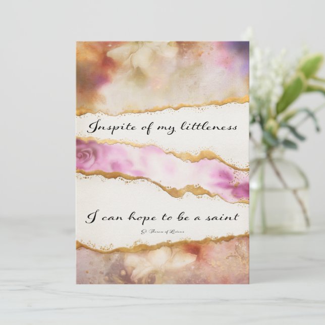 Esperanza De Ser Un Santo (Anverso de pie)