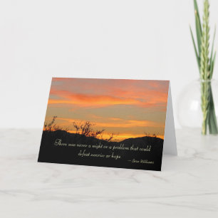 Esperanza del amanecer - Tarjeta de felicitación