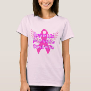 Esperanza del cáncer de pecho, paz, camisetas del