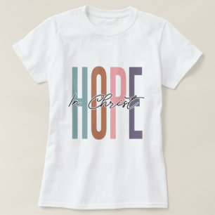 Esperanza en Cristo diseño de camisetas Inspirador