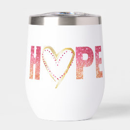 "Esperanza" en escaramuzas rosadas con corazón de