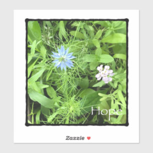 Esperanza Gran Pegatina de vinilo de corte Persona