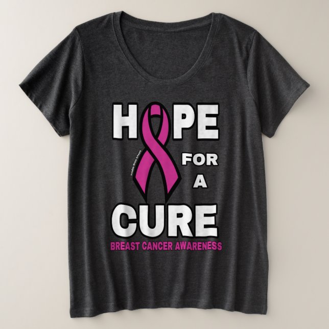 Esperanza para una cura... el cáncer de mama (Anverso del diseño)