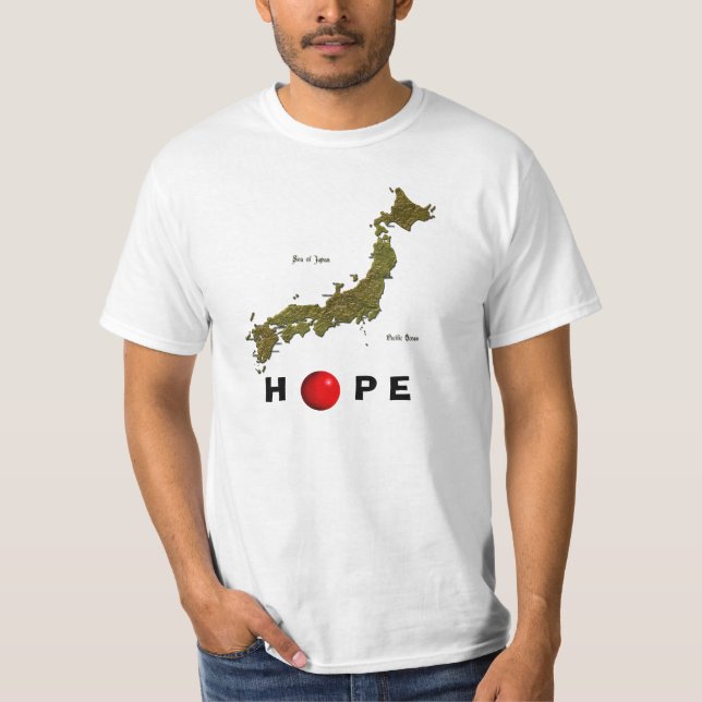 ESPERANZA por la camiseta de socorro del terremoto (Anverso)