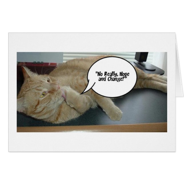 Esperanza y cambio/humor de gato (Anverso (Horizontal))