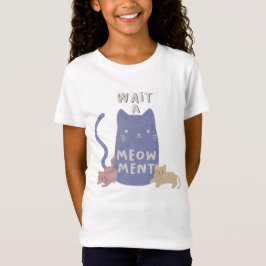Esperar una camiseta de Meow-ment