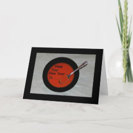 ¡Espere que sea su Año Nuevo Sopa-er! Tarjeta