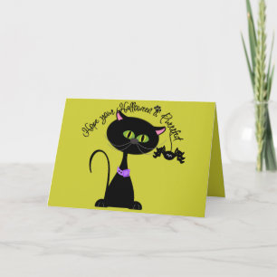 Espere que su Halloween sea tarjeta de