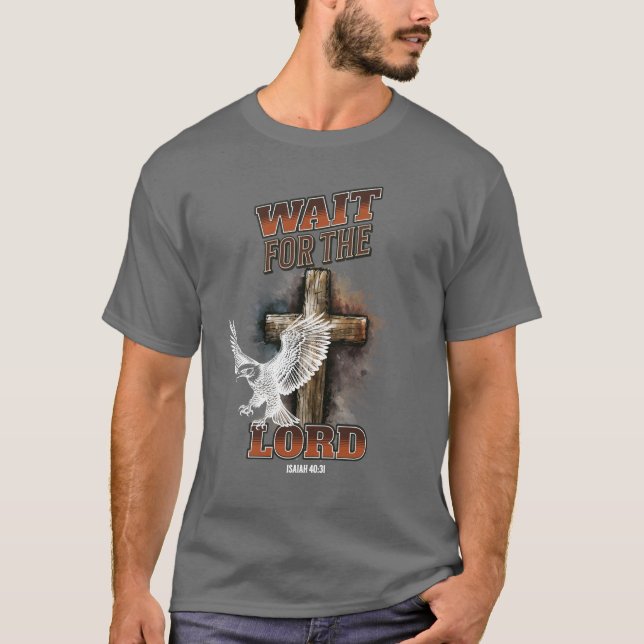 Esperen Al SEÑOR Isaías 40:31 Camiseta (Anverso)