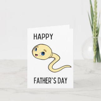 Esperma. Tarjeta del Día del Padre de Brad Gosse