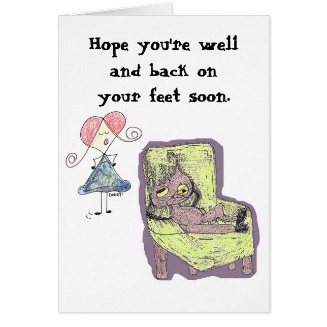 Espero que estés bien y vuelvas pronto. (Frente)