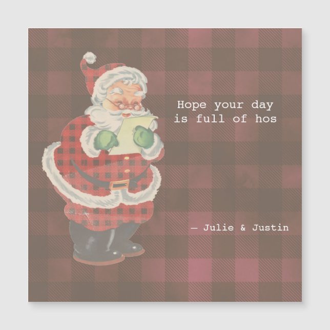 Espero que su día esté lleno de hos tarjeta de imá (Anverso)