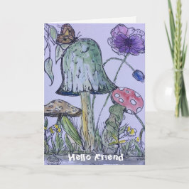 "Espero que todo esté bien contigo" tarjeta de fel