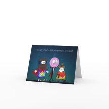 Espero que tu Halloween sea una tarjeta dulce.