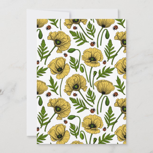 Espías amarillas y ladybugs (Anverso)