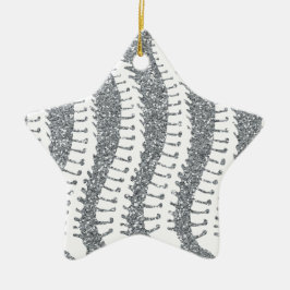 Espinas dorsales y FALSO ornamento de la estrella