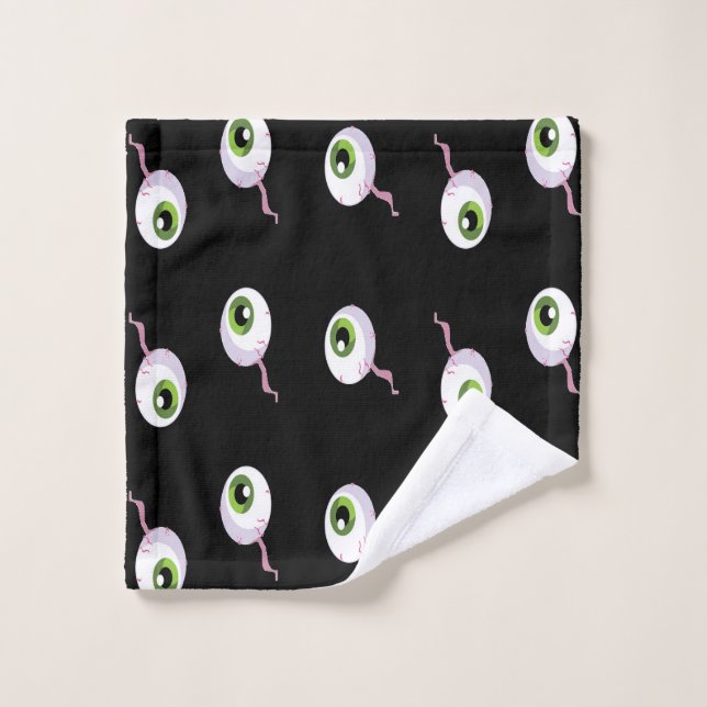 Espinosos globos oculares en negro (Toallita)