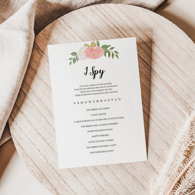 Espio Boda o tarjeta de juego de ducha de novia (Subido por el creador)