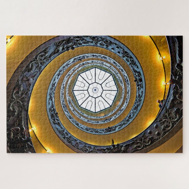 Espiral de arte Vaticano Escalera Rompecabezas ama (Horizontal)