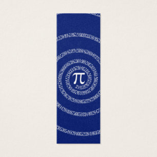 Espiral de diseño para Pi en azul marino