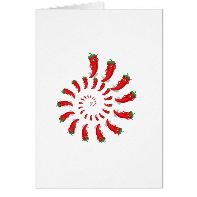 Espiral de diva de pimienta roja (Frente)