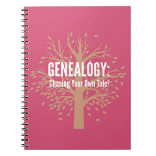 Espiral de la genealogía - cuaderno encuadernado