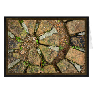 Espiral de ladrillos de pavimento