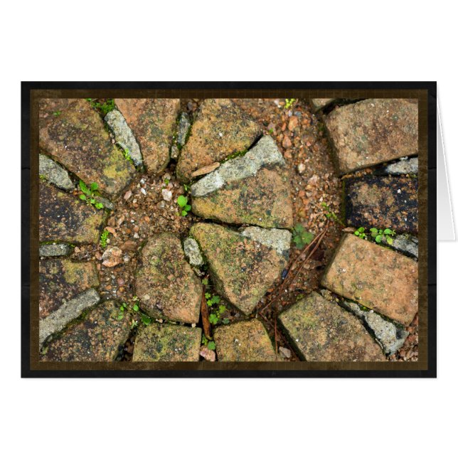 Espiral de ladrillos de pavimento (Anverso (Horizontal))