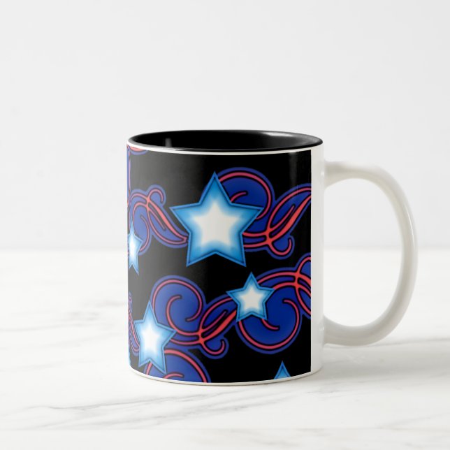 Espiral de sueños patrióticos y jarra de estrellas (Derecha)