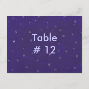 Espirales blancas en azul, postales del número de 