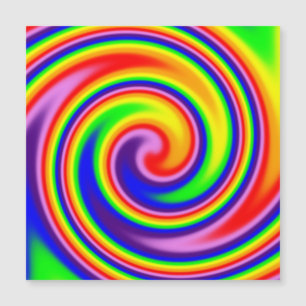 Espirales de Arcoíris Girando Colorido Brillante