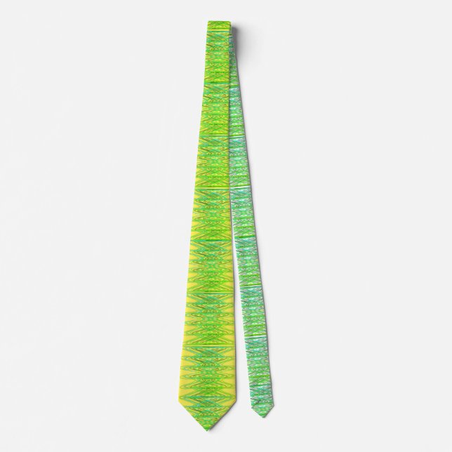 Espirales de hoja perenne en corbata de cuello ama (Anverso)
