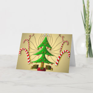 Espíritu de árbol de Navidad - Tarjeta de saludo d