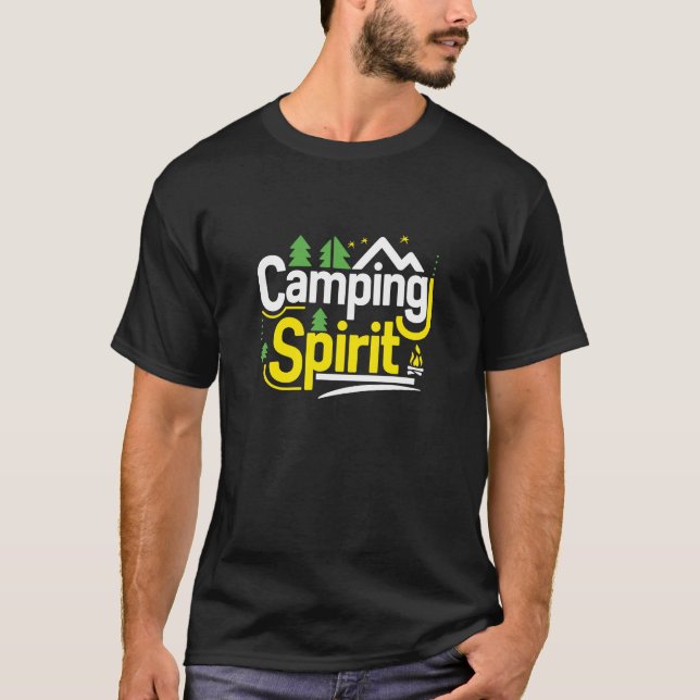 Espíritu de campamento, camisetas de campamento de (Anverso)