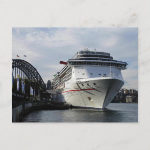 Espíritu de carnaval de crucero en postal de Sydne