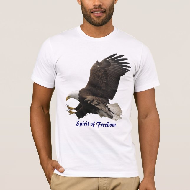 ESPÍRITU DE LIBERTAD Camiseta de vida silvestre de (Anverso)