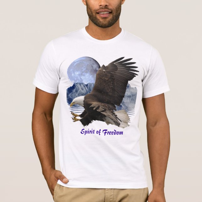 ESPÍRITU DE LIBERTAD Camiseta de vida silvestre de (Anverso)