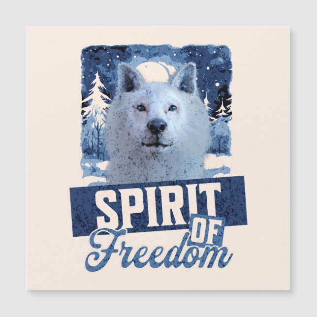 Espíritu de Lobo Ártico de Libertad (Anverso)