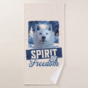 Espíritu de Lobo Ártico de Libertad Diseño de Vida