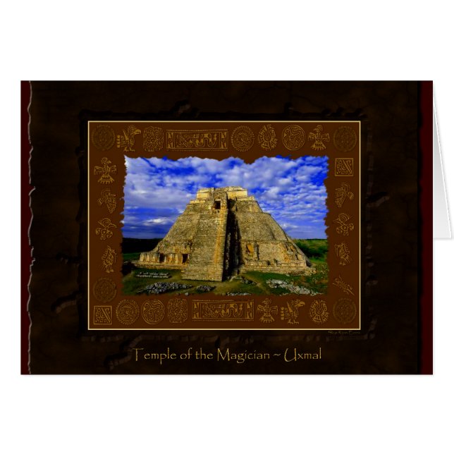 Espíritu de México y Perú, diseño maya incaico (Anverso (Horizontal))