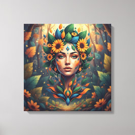 Espíritu de mujer de la naturaleza abstracta Arte