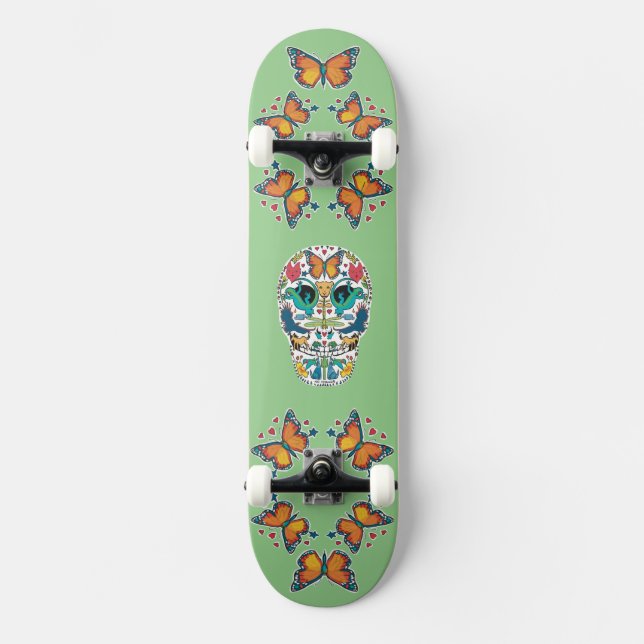 Espíritu de patineta Animales y mariposas (Anverso)