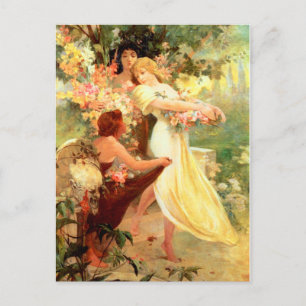 Espíritu de primavera - postal