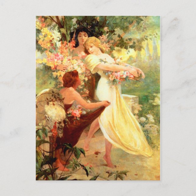 Espíritu de primavera - postal (Anverso)