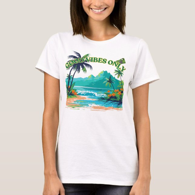 espíritu de verano en tu camiseta (Anverso)