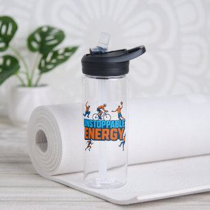 Espíritu deportivo festivo - Botella de agua de va