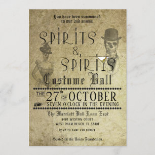 Espíritu Invitación a la fiesta de Halloween para
