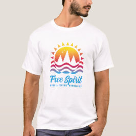 Espíritu libre más allá de las fronteras camiseta