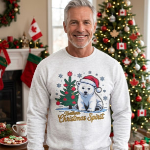 Espíritu Navideño del Norte y Sudadera Navideña Ca